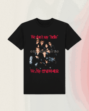 Polera o Polerón We say Annyeonghaseyo BTS