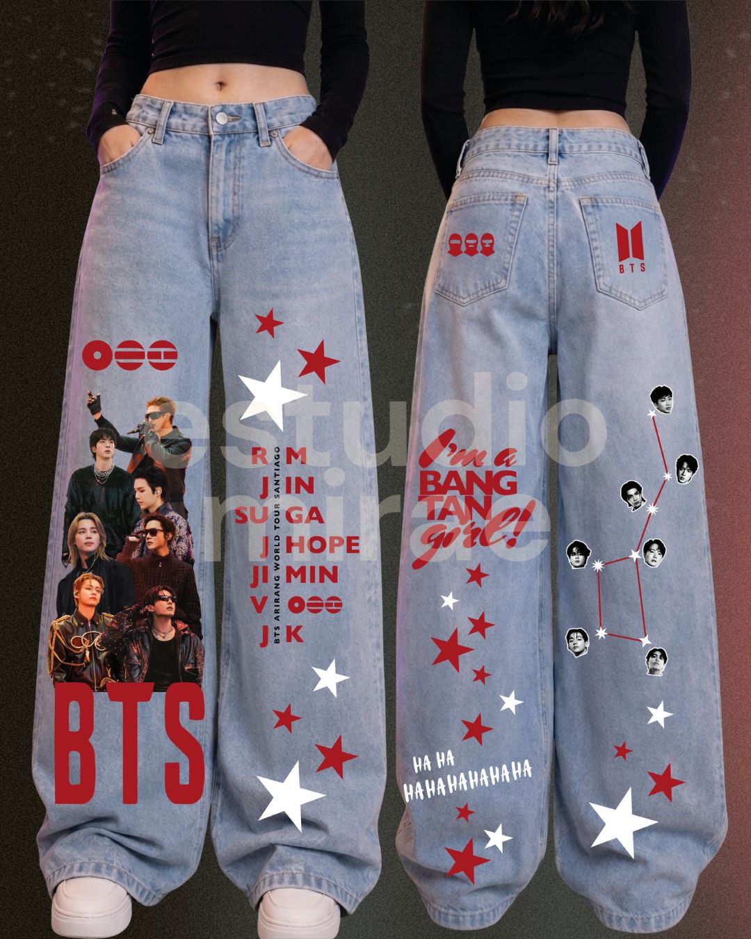 Estampado de Jean Hooligan