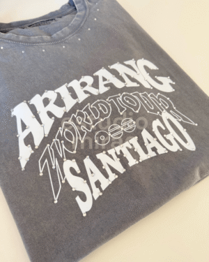 Polera Acid Wash Arirang World Tour SPARKLE EDITION