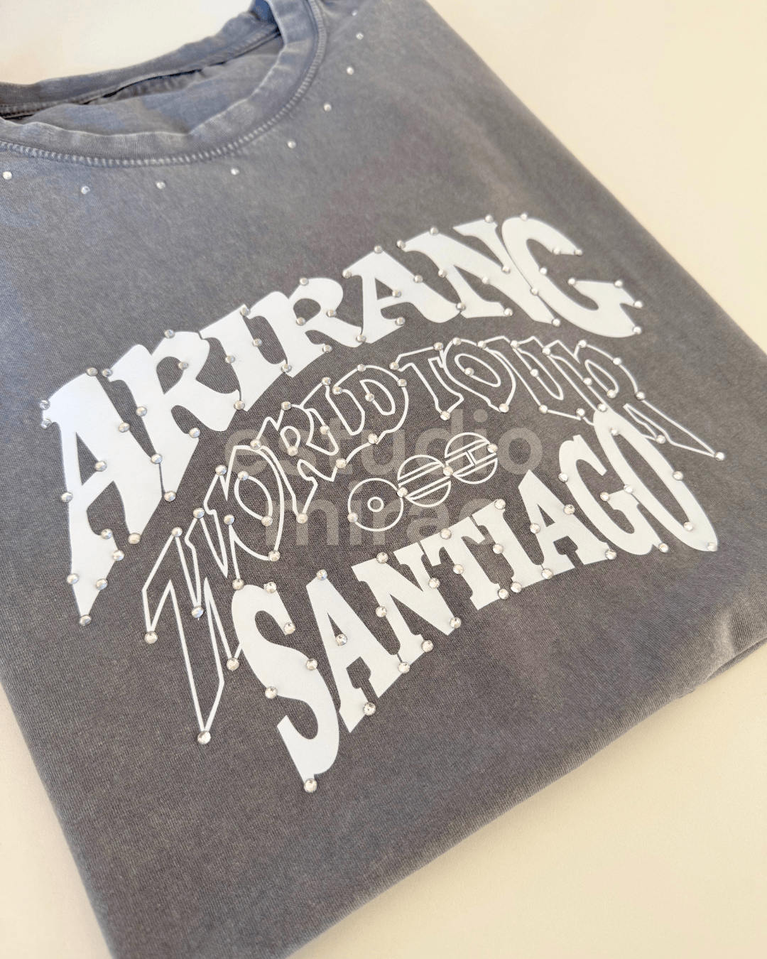 Polera Acid Wash Arirang World Tour SPARKLE EDITION