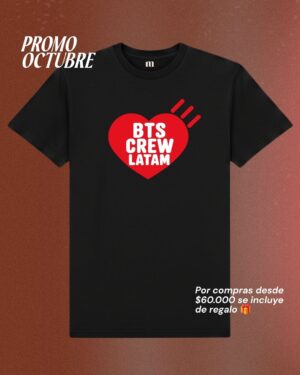 Polera BTS CREW LATAM