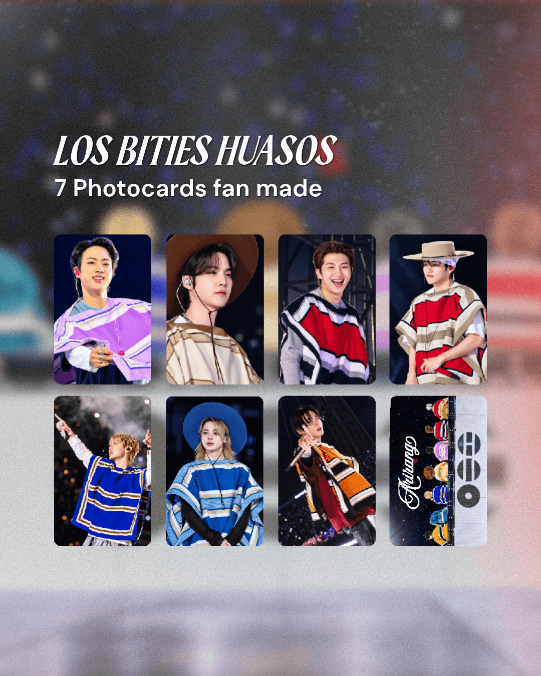 BTS a la Chilena 🇨🇱 | Photocards Fan Made