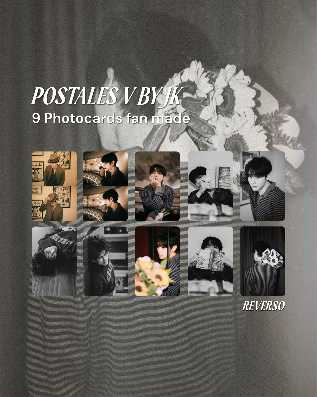 Postales V by JK | Photocards Fan Made